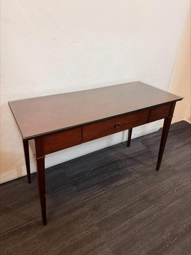 Medium mahogany console desk - medium,