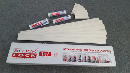 Glass block lock - block,