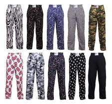 GYM BAGGIES JOG BOTTOM PANTS IDEAL LEISUREWEAR SIZES UP TO 6XL PLAIN AND PRINTS