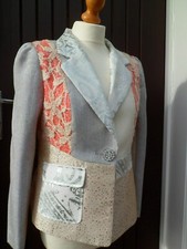 New JULIA K (Indigo Moon) Exquisite Special Occasion Jacket size S (QVC)