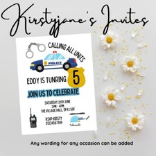 Birthday party invitations