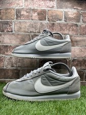 Nike Cortez Nylon Men's Wolf Grey White 807472-010 Trainers Uk 8
