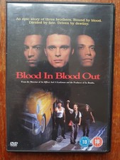 Blood In Blood Out Dvd   DISC LOVELY R2 UK 173min 1993 FILM 18cert JESSE BORREGO