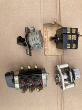 5x Vintage Heavy Duty Electrical Switches, For Power Switching, & Signal