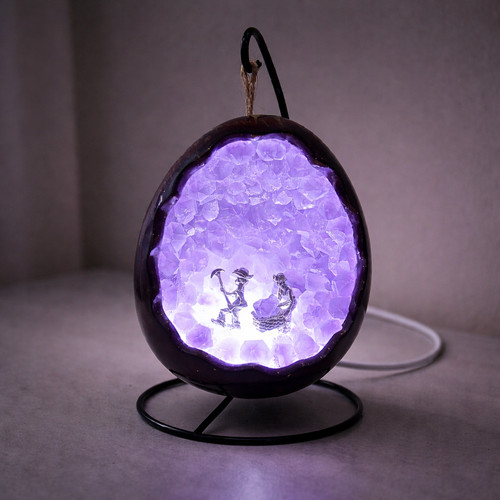 Natural crystal hanging - crystal,