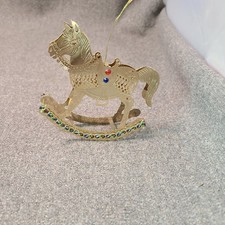 Vintage Gold Tone CHRISTMAS