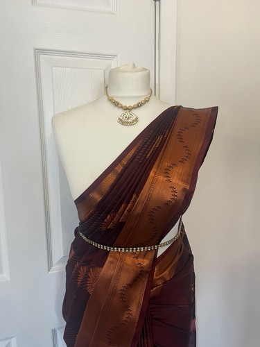 Women brown silk - women’s, blend
