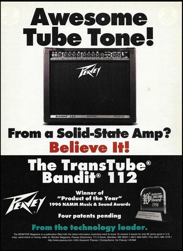 1996 peavey transtube bandit - 1996,