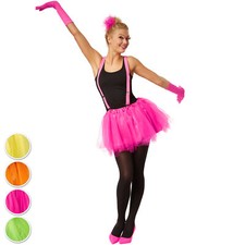 Tulle Tutu with Braces Rockabilly Retro Vintage Ballet Swing Skirt Fancy Dress