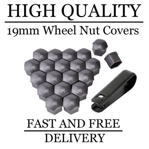 19mm grey wheel nut - 19mm,