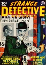 Vintage Pulp Fiction Magazine Cover - Strange Detective Magazine (2)