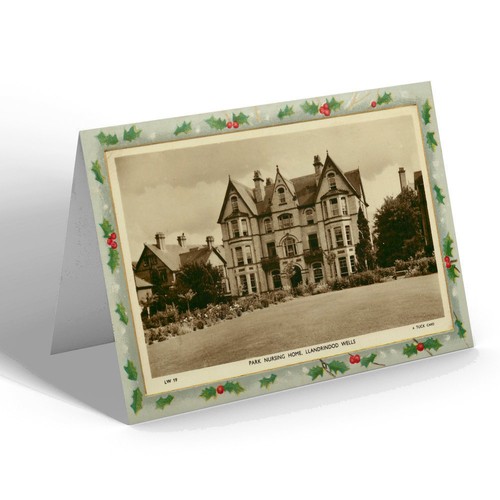 Xmas notelet vintage wales - wales,