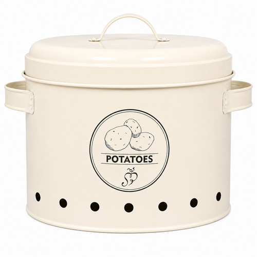 Potato storage container with - potato,