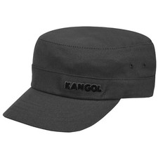 KANGOL Flexfit Urban Cotton Twill Army Cap Fullcap Black Military S/M