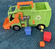 Toy refuse truck bin wagon - truck, (bin