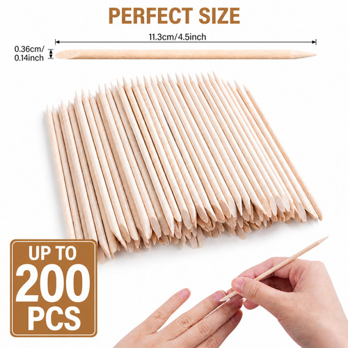 200pcs double ended cuticle - 200pcs,