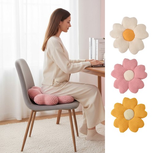 Flower shaped plush cushion - flower,