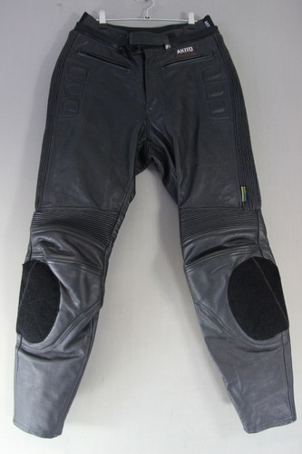 Akito black leather - leather, biker