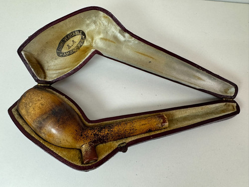 Antique curved meerschaum - meerschaum, pipe