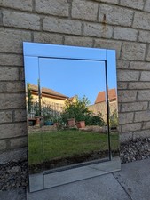  Large Rectangular Mirror - 60x90cm - silver 