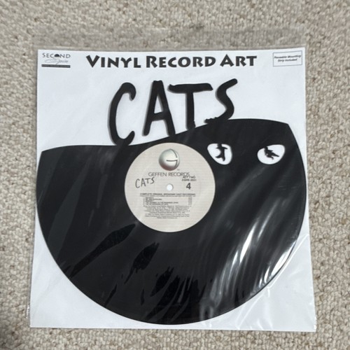 Cats wall art decor black - cats,