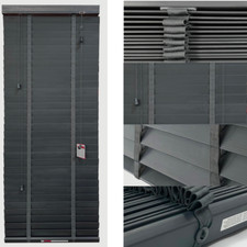 50mm Faux Wood Wooden Venetian blinds Fauxwood Window Blind with Tape Trimmable