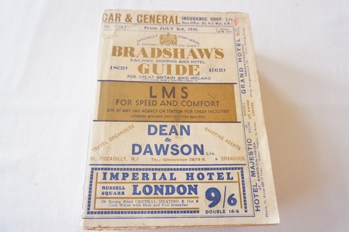 July 1939 original bradshaws - july,