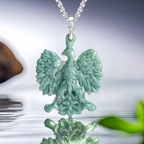 Green myanmar jade phoenix - green,