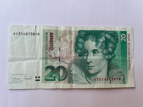 Twenty german deutsche mark - twenty,