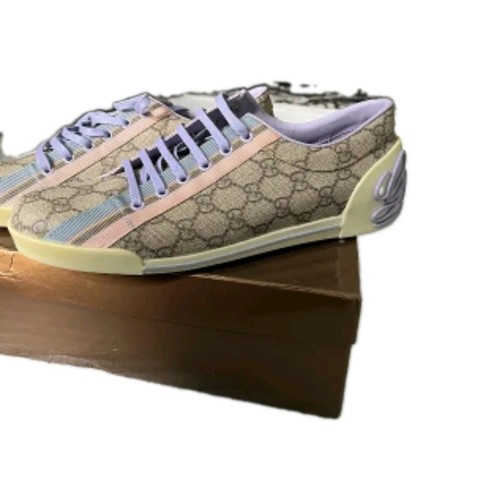 Gucci canvas pastel sneaker - gg,