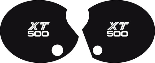 Yamaha xt500 side panel decals - xt500,
