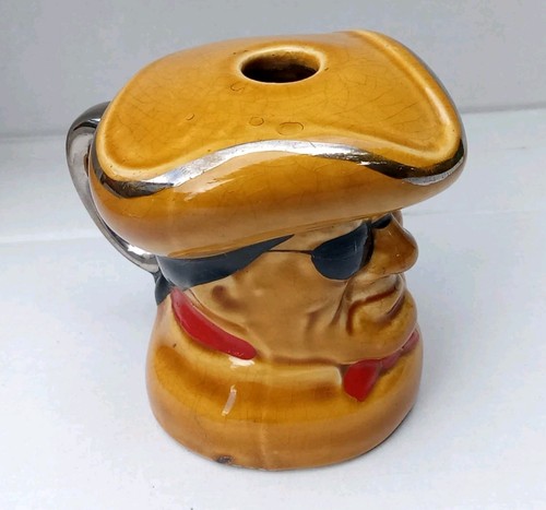 Small pirate toby jug candle - pirate,