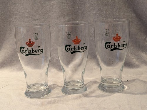 Vintage carlsberg pint - 3x,