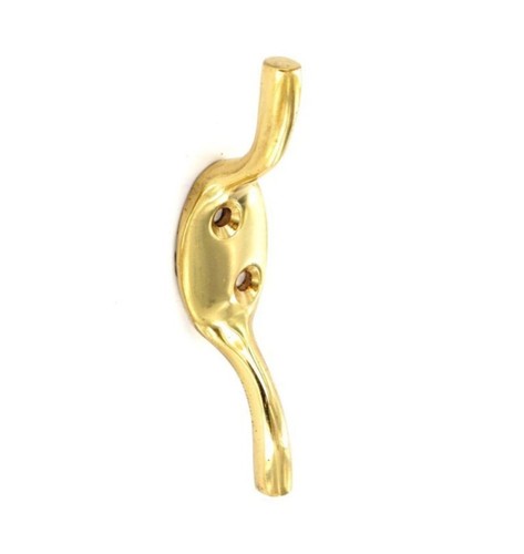 Securit brass cleat hook s6581 - brass,
