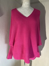 Bright Pink Batwing Jumper