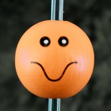 Doll Head Beads, Face Wooden