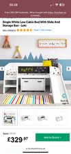 Children’s cabin bed with