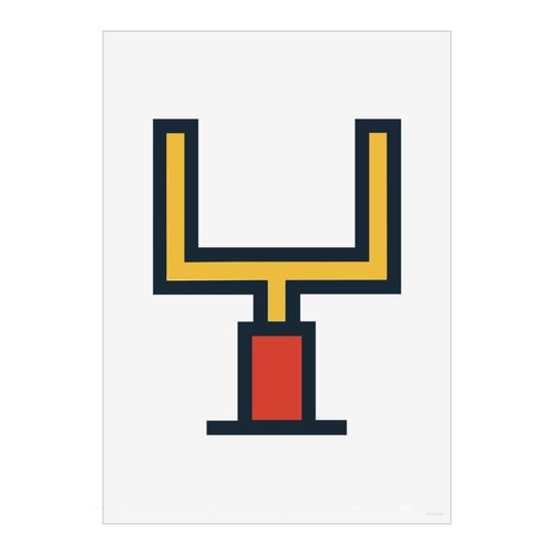 Bit rugby goal posts wall - goal,