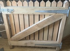 Handmade Wooden Front Gate