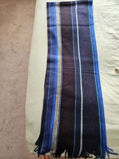 Gentleman's Blue Striped Scarf