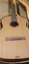 HOFNER CLASSICAL NYLON STRING ACOUSTIC GUITAR WITH HARD CASE...