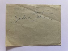 Julia Foster - Half a Sixpence - Original Hand Signed Autograph