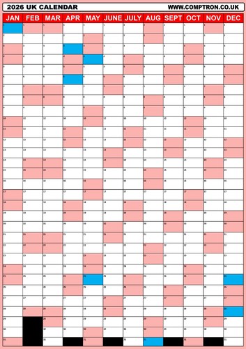 2026 year wall planner - 2026,