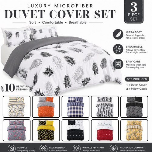 Duvet cover set reversible - cover,