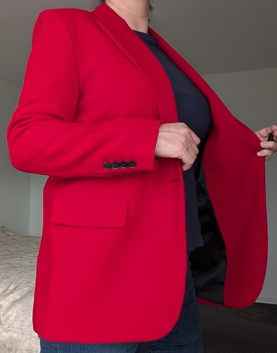 Zara red oversized - oversized, blaser