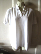 Banner Girls Ladies Sportswear White Pique Sport top 40"  inch Age 15-16 Older.