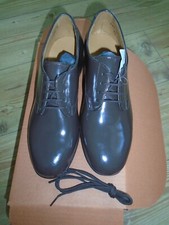 BRITISH ARMY ISSUE WOMENS BROWN LEATHER OFFICERS SHOES SIZE 5S NARROW FIT