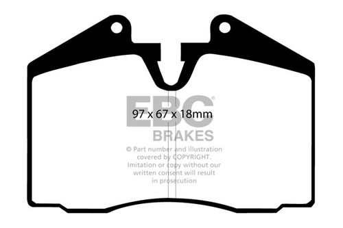 Ebc bluestuff rear brake - ebc,
