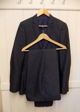 mens TAYLOR & WRIGHT BLUE SLIM FIT SUIT SIZE 38"L CHEST 34" WAIST 33" LEG