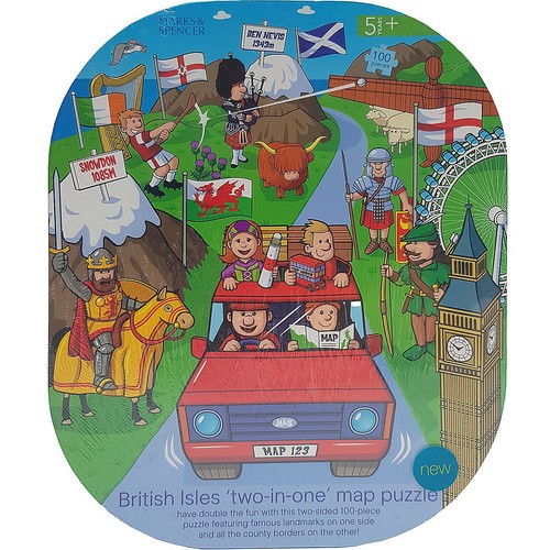 British isles map - british, 100